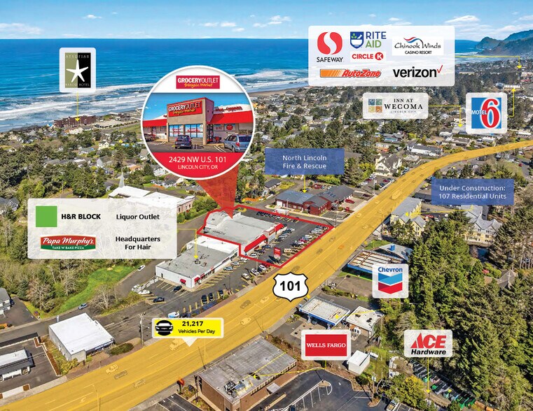 More Photos Of 2429 NW Highway 101, Lincoln City Supermarket For Sale