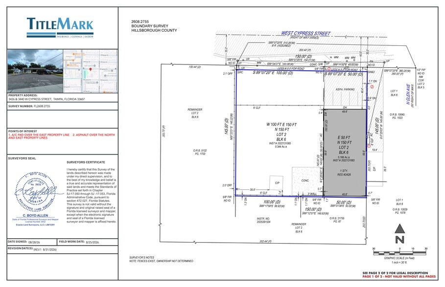 More Photos Of 3426 Cypress Street and 3440 Cypress Street, Tampa General Retail For Sale