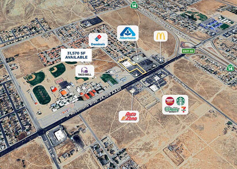 More Photos Of 2547 W Rosamond Blvd, Rosamond General Retail For Lease