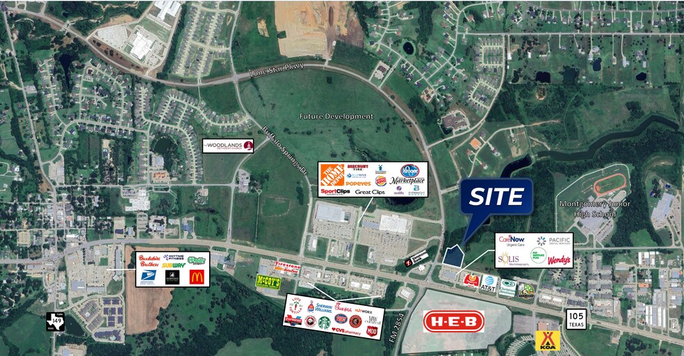 More Photos Of 0 Lone Star Parkway, Montgomery Land For Sale