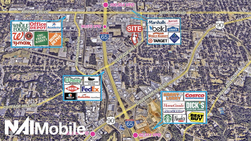 Primary Photo Of 3100 Cottage Hill Rd, Mobile Office For Sale