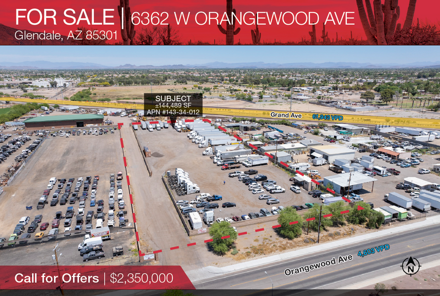 Primary Photo Of 6362 W Orangewood Ave, Glendale Land For Sale