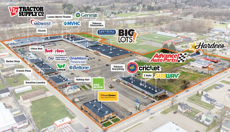 More Photos Of 300-499 Downtowner Plz, Coshocton General Retail For Sale