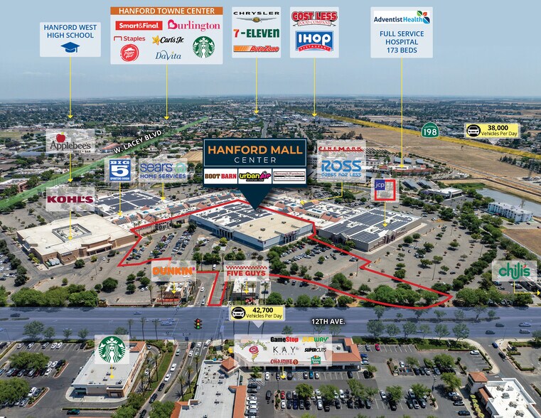 More Photos Of 1673 W Lacey Blvd, Hanford Freestanding For Sale