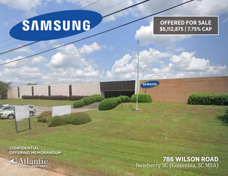 Primary Photo Of 786 Wilson Rd, Newberry Manufacturing For Sale