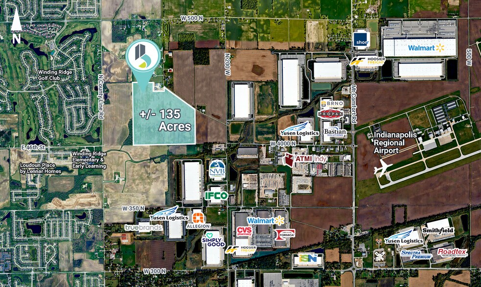 Primary Photo Of 7515 W Lane Rd, McCordsville Land For Sale