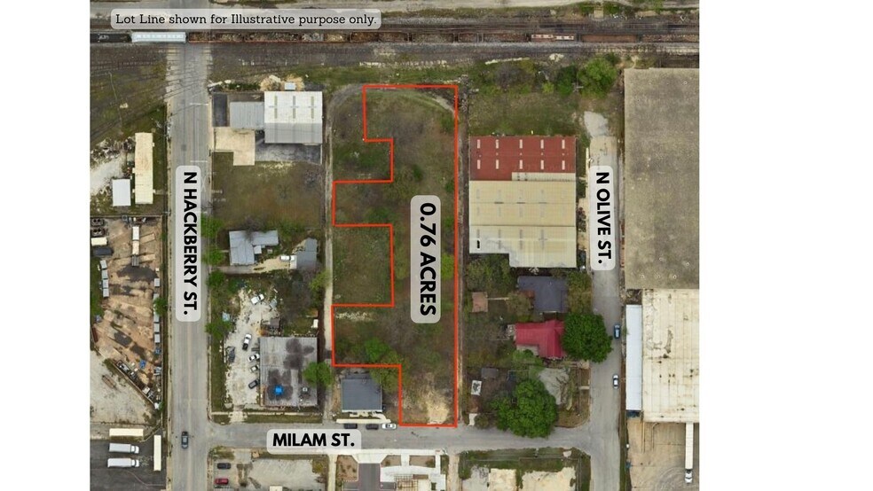 Primary Photo Of 417 Milam, San Antonio Land For Sale