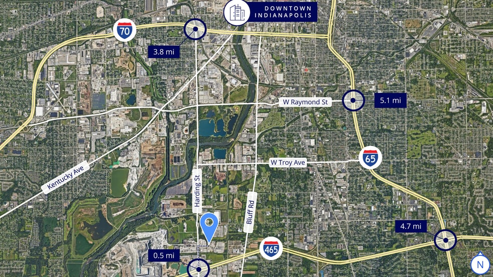 More Photos Of 1340 W Terminal Rd, Indianapolis Service For Lease