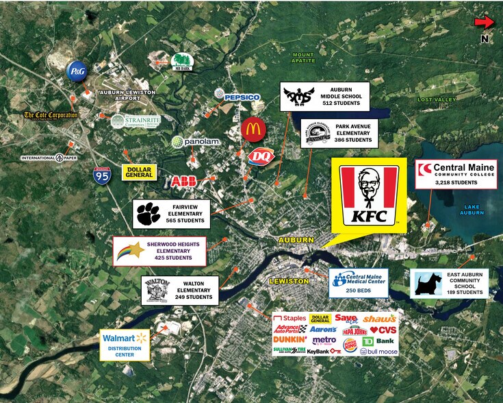 More Photos Of 63 Center St, Auburn Fast Food For Lease