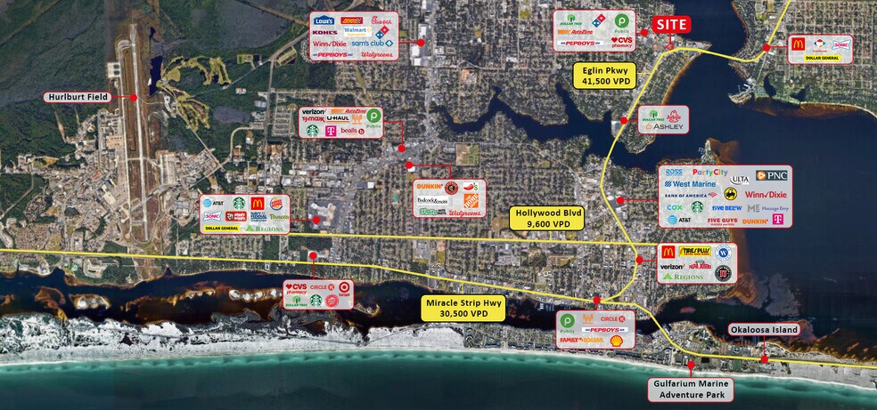 More Photos Of 700 Eglin Pky NE, Fort Walton Beach Freestanding For Lease