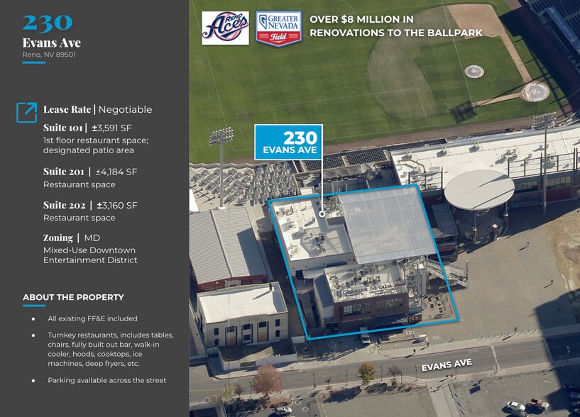 More Photos Of 230 Evans Ave, Reno Restaurant For Lease