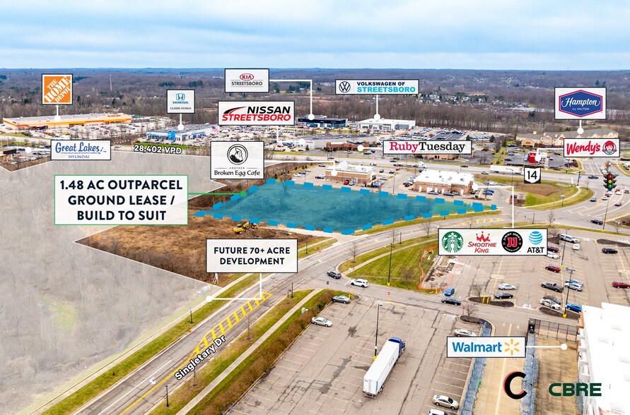 More Photos Of 9706 State Route 14, Streetsboro Land For Lease