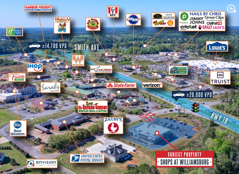 More Photos Of 15 Williamsburg Ave, Thomasville Storefront For Lease