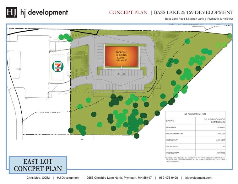 Primary Photo Of TBD (East Lot) Bass Lake Road, Plymouth Restaurant For Lease