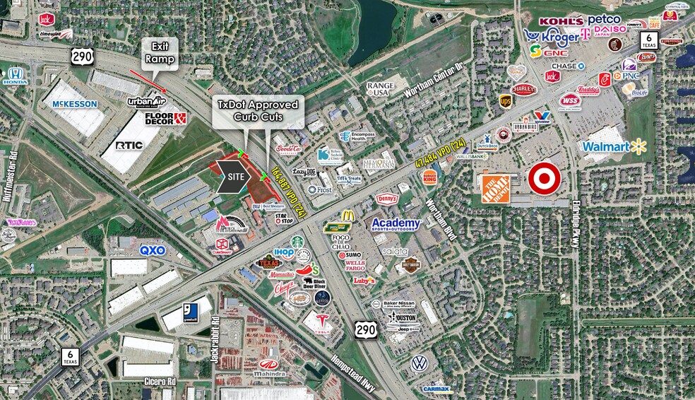 More Photos Of Highway 290 & FM 1960, Houston Land For Sale