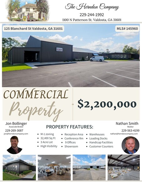 More Photos Of 125 Blanchard St, Valdosta Warehouse For Sale