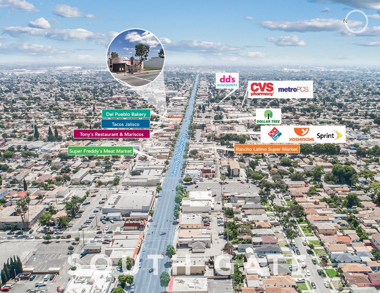 More Photos Of 3703-3709 Tweedy Blvd, South Gate Office For Sale