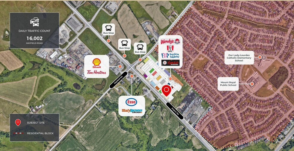 More Photos Of 6261 Mayfield Rd, Brampton Storefront For Lease