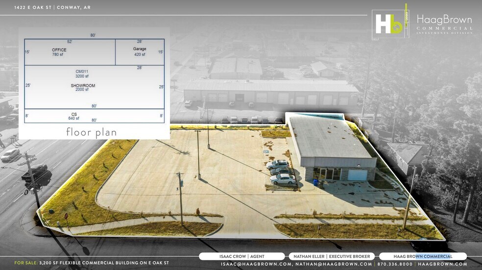 More Photos Of 1422 E Oak St, Conway Showroom For Sale