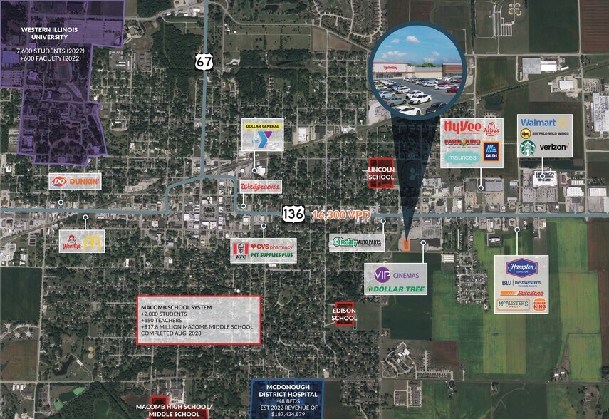 More Photos Of 1325 E Jackson St, Macomb Department Store For Lease