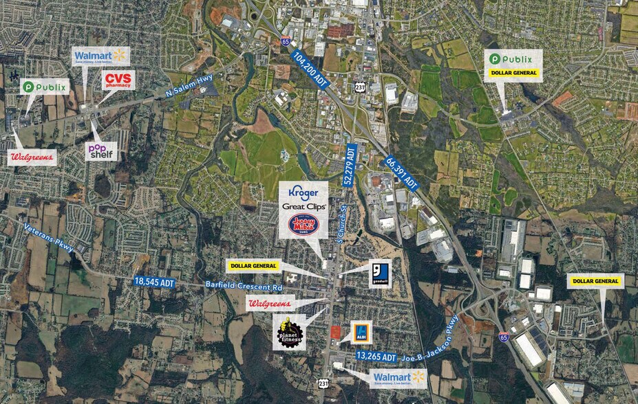 More Photos Of 3353 S Church St, Murfreesboro General Retail For Lease