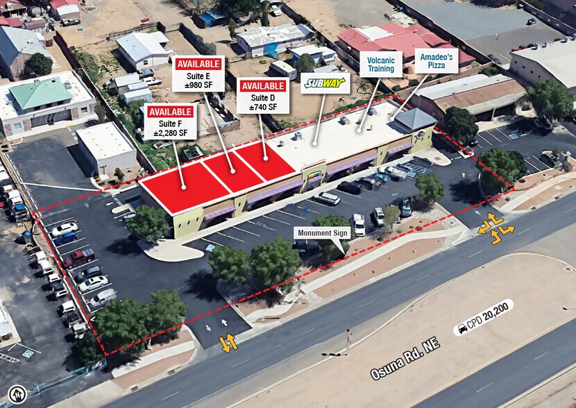 More Photos Of 583-585 Osuna Rd, Albuquerque Freestanding For Lease