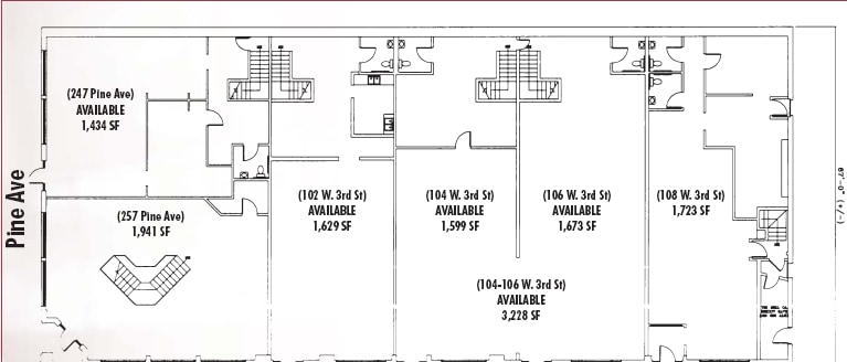 More Photos Of 108 W 3rd St, Long Beach Restaurant For Lease