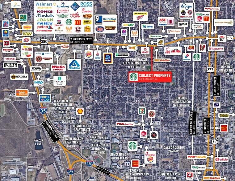 More Photos Of 1445 W University Dr, Denton Fast Food For Sale