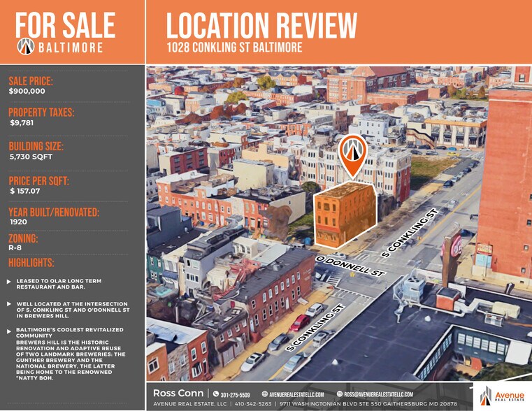 More Photos Of 1028 S Conkling St, Baltimore Restaurant For Sale