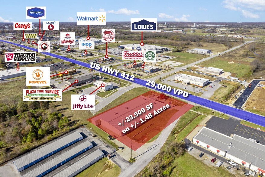 More Photos Of 3758 Hwy 412 E, Siloam Springs Freestanding For Lease