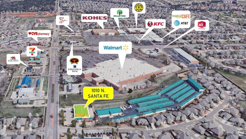 More Photos Of 1010-1022 N Santa Fe St, Edmond Unknown For Lease