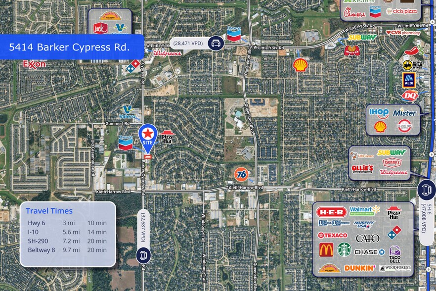 More Photos Of 5414 Barker Cypress Rd, Houston Warehouse For Sale