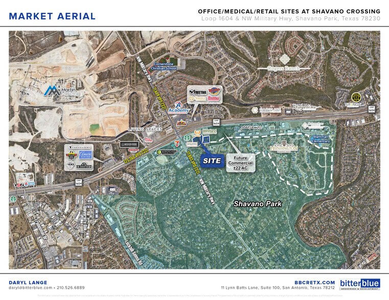 More Photos Of Loop 1604 & NW Military Hwy Hwy, Shavano Park Land For Sale