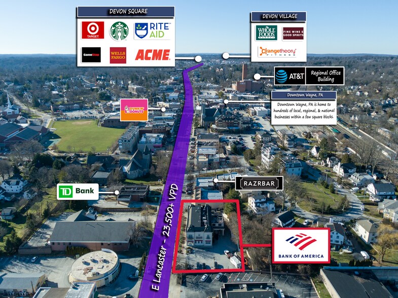 More Photos Of 217 E Lancaster Ave, Wayne General Retail For Sale