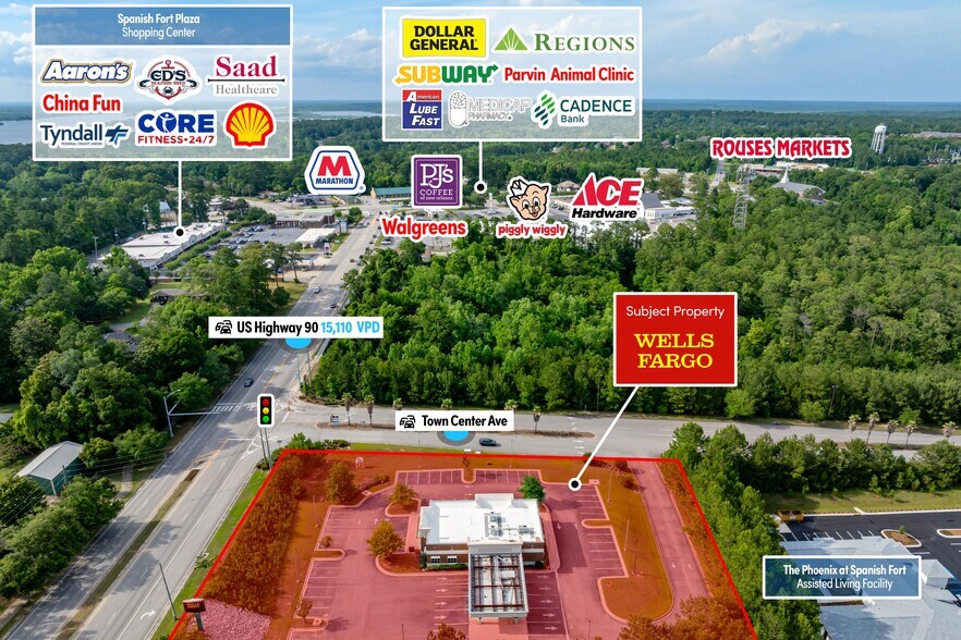 More Photos Of 10000 Town Center Ave, Spanish Fort Bank For Lease