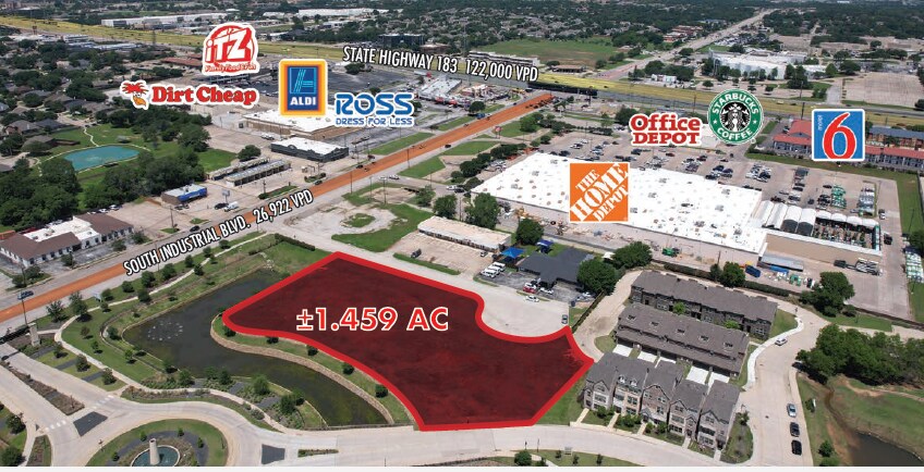 Primary Photo Of W Euless Blvd @ North Industrial Boulevard, Euless Land For Sale