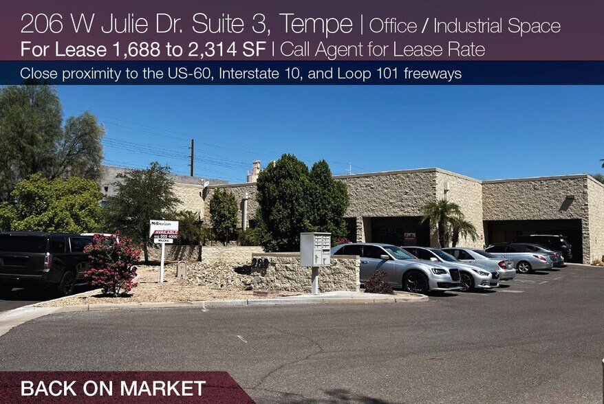 Primary Photo Of 206 W Julie Dr, Tempe Warehouse For Lease