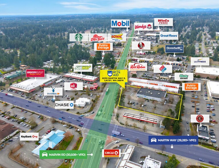 More Photos Of 8230 Martin Way E, Lacey General Retail For Sale