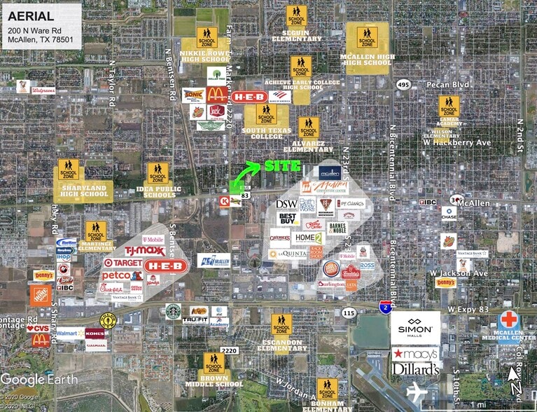 More Photos Of 200 N Ware Rd, McAllen Land For Lease