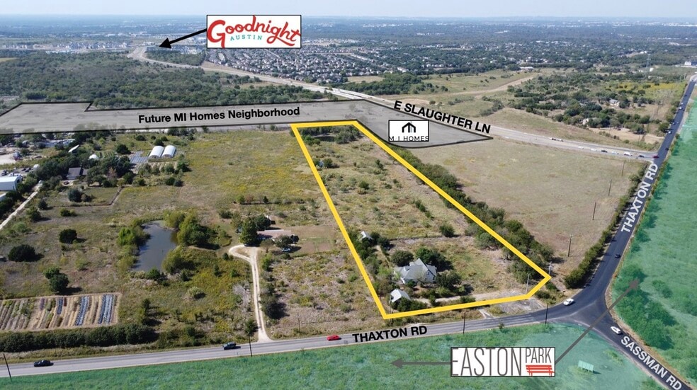 More Photos Of Thaxton and Sassman Intersection, Austin Land For Sale