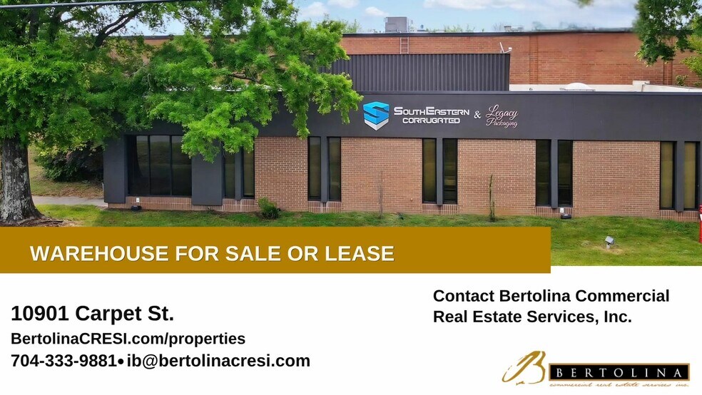 Primary Photo Of 10901 Carpet St, Charlotte Warehouse For Lease
