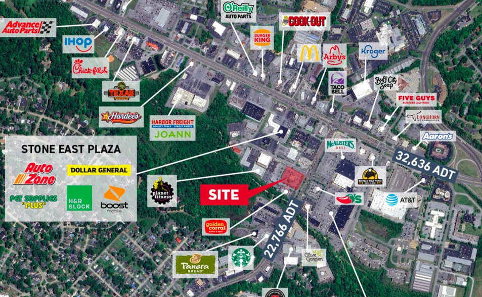 More Photos Of 1920 N Eastman Rd, Kingsport Restaurant For Lease