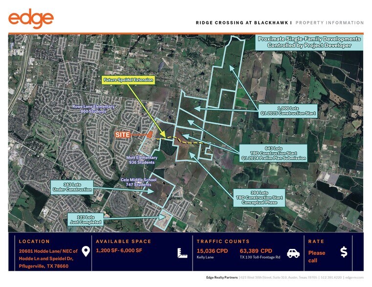 More Photos Of 20601 Hodde Lane and Speidel dr, Pflugerville Storefront For Lease