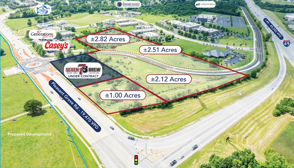More Photos Of 2821 W Pleasant Grove Rd, Rogers Land For Sale