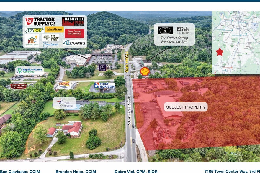 More Photos Of 2197-2231 Hillsboro Rd, Franklin Freestanding For Sale