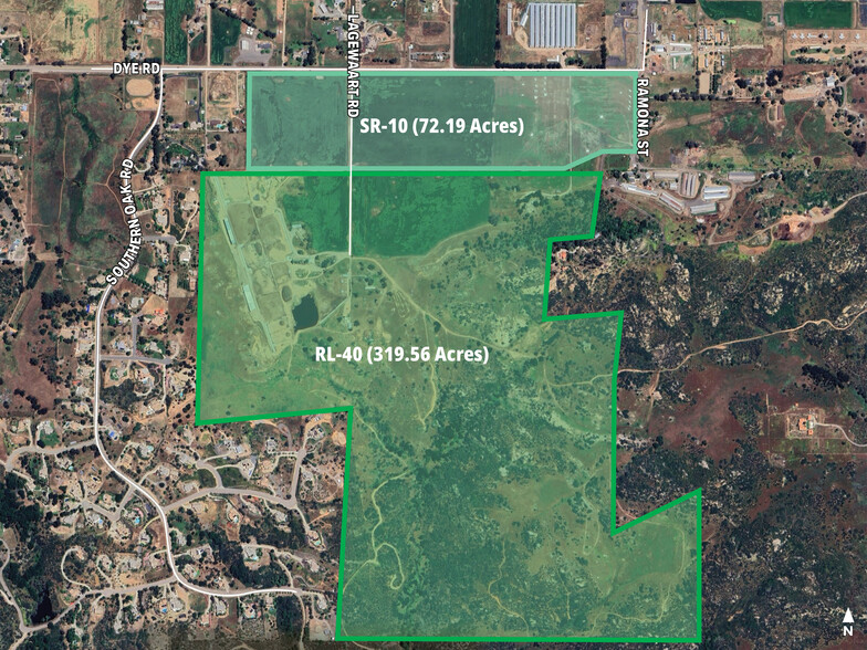 Primary Photo Of Dye Rd, Ramona Land For Sale