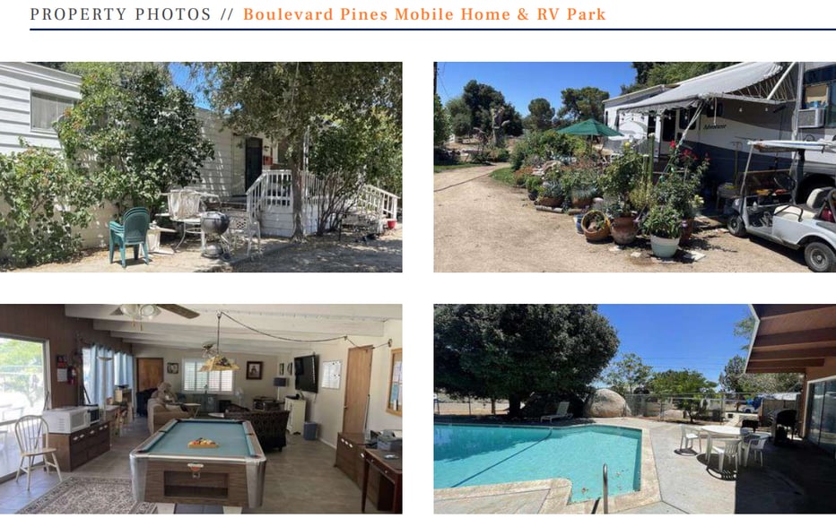 More Photos Of 39375-39377 Old Hwy 80, Boulevard Manufactured Housing Mobile Home Park For Sale