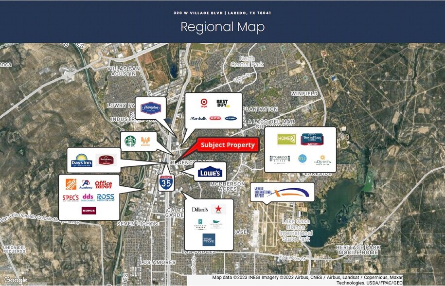 Primary Photo Of 320 W Village Blvd, Laredo Department Store For Lease