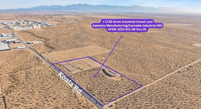More Photos Of Koala Rd. and Air Expy, Adelanto Land For Sale