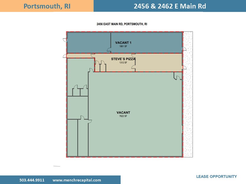 More Photos Of 2456-2462 E Main Rd, Portsmouth Storefront For Lease